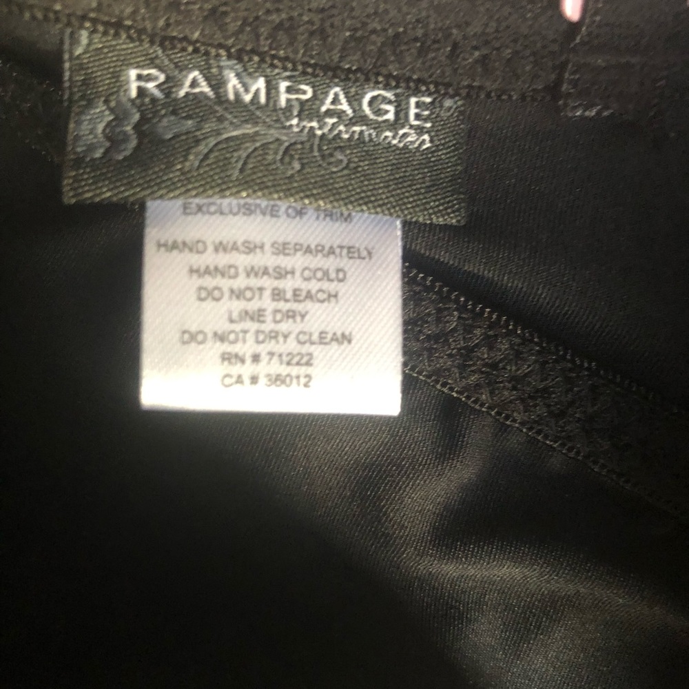 Pink and Black Rampage Intimates Lingerie - Picture 16 of 16